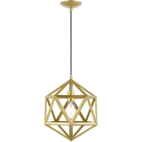 Livex Lighting, Ashland 1 Light 13 inch Pendant Ceiling Light