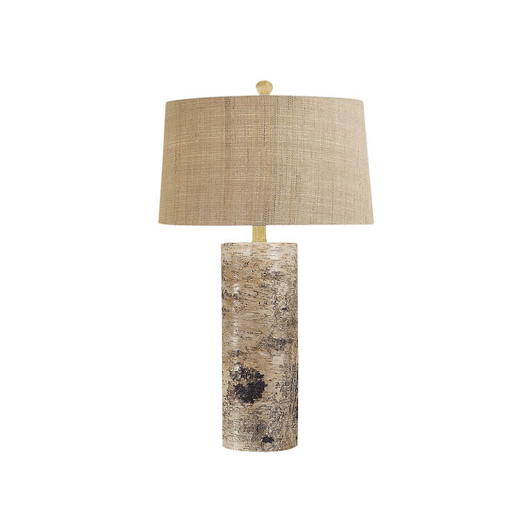 Elk Home, Aspen Bark 30'' High 1 - Light Table Lamp