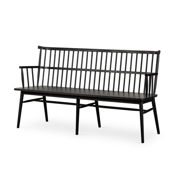 Four Hands, Aspen Large Bench - Black Oak