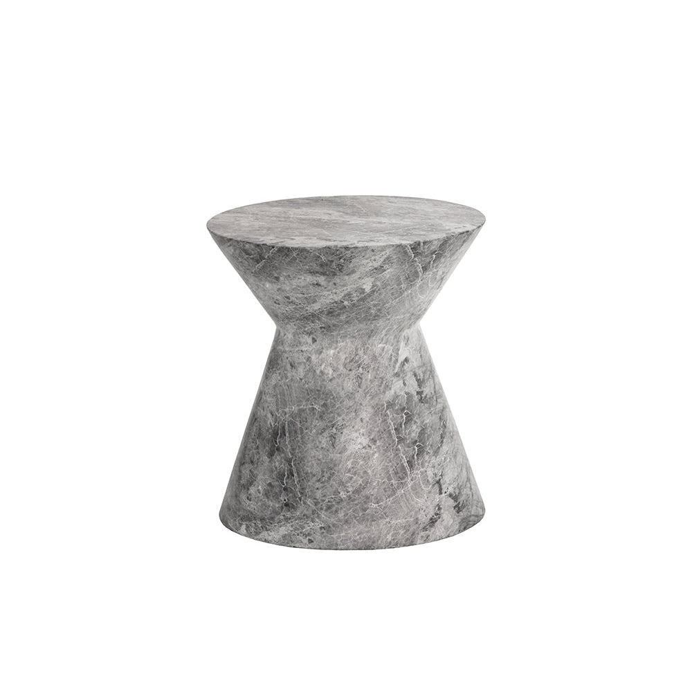 Sunpan, Astley End Table - Marble Look - Grey