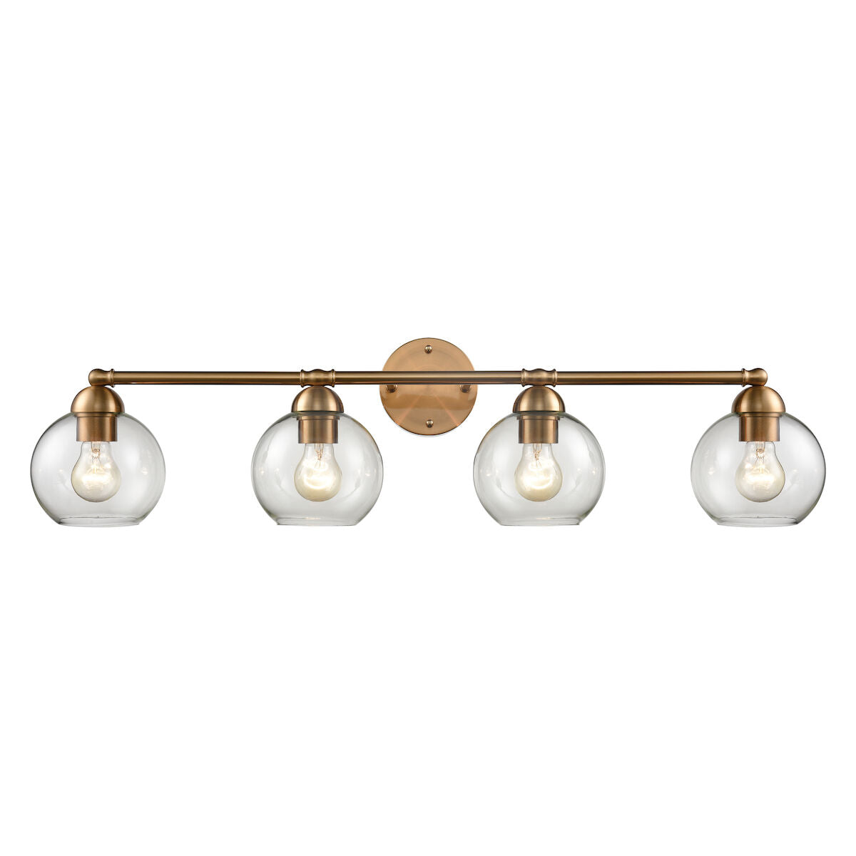 Elk Home, Astoria 35'' Wide 4-Light Vanity Light - Satin Gold