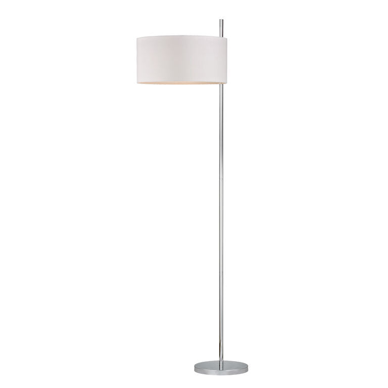 Elk Home, Attwood 64'' High 1-Light Floor Lamp - Polished Nickel