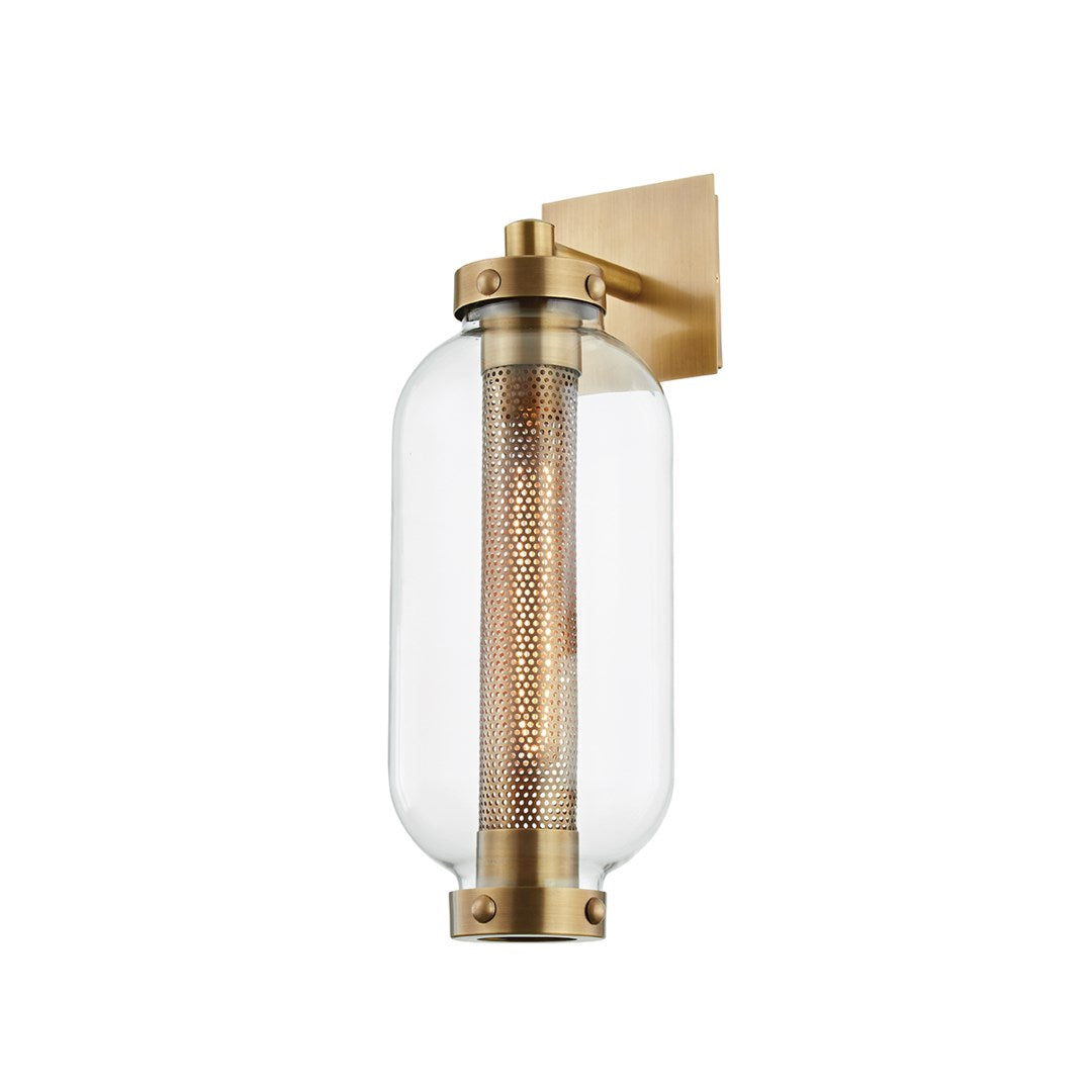 Troy Lighting, Atwater 1LT Wall Sconce - Patina Brass