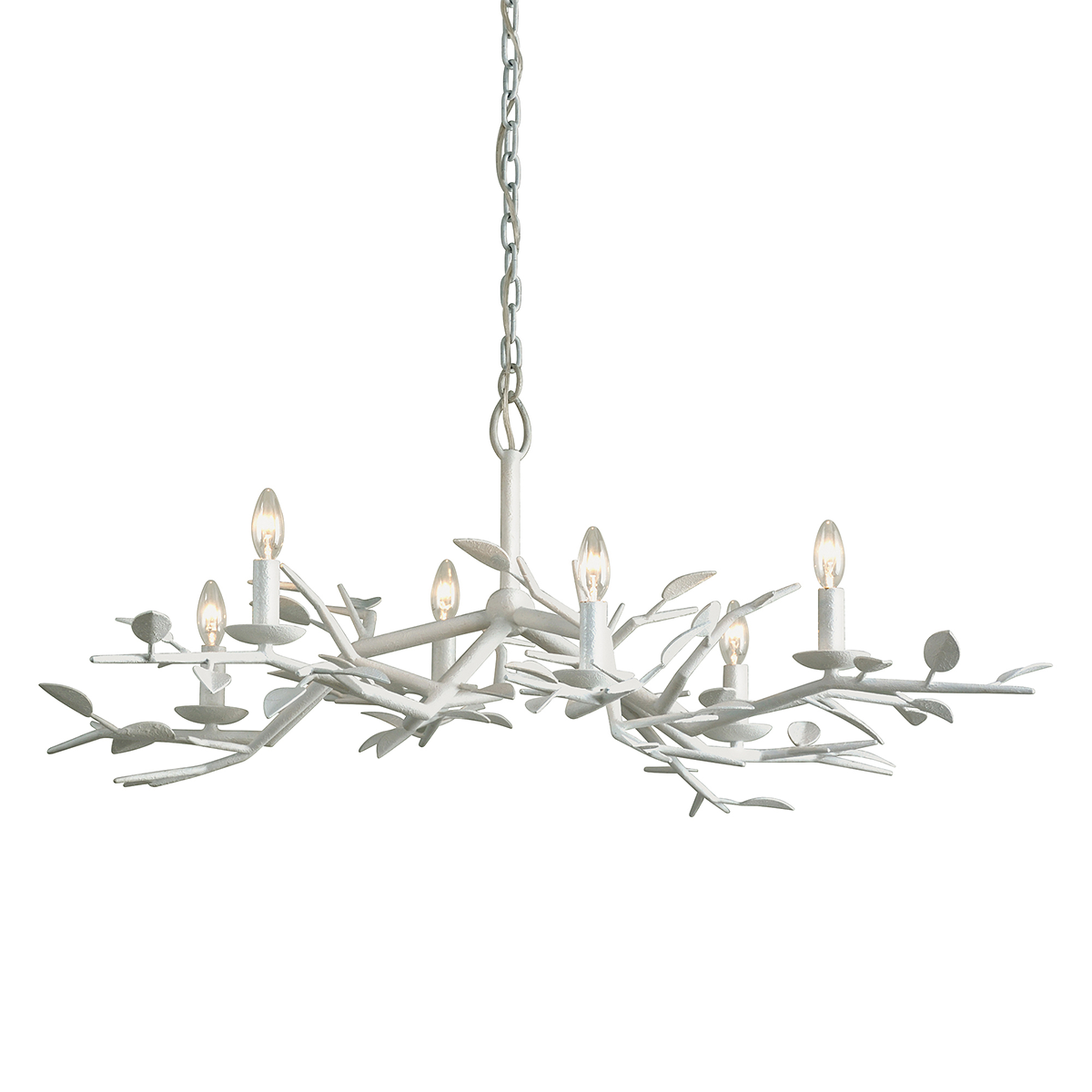 Troy Lighting, Aubrey 6 Light Chandelier