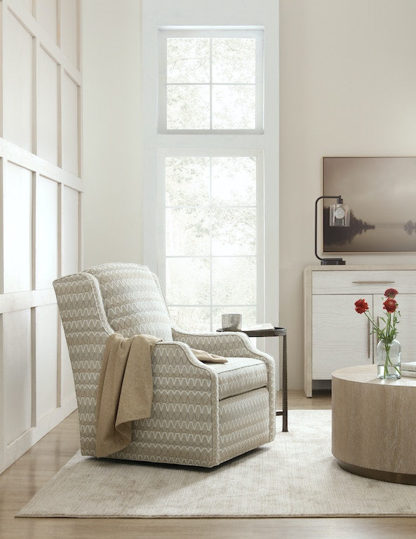 Hooker Furniture Custom, Aubrey Swivel Chair