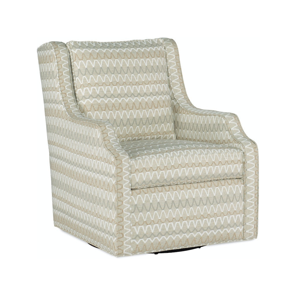 Hooker Furniture Custom, Aubrey Swivel Chair