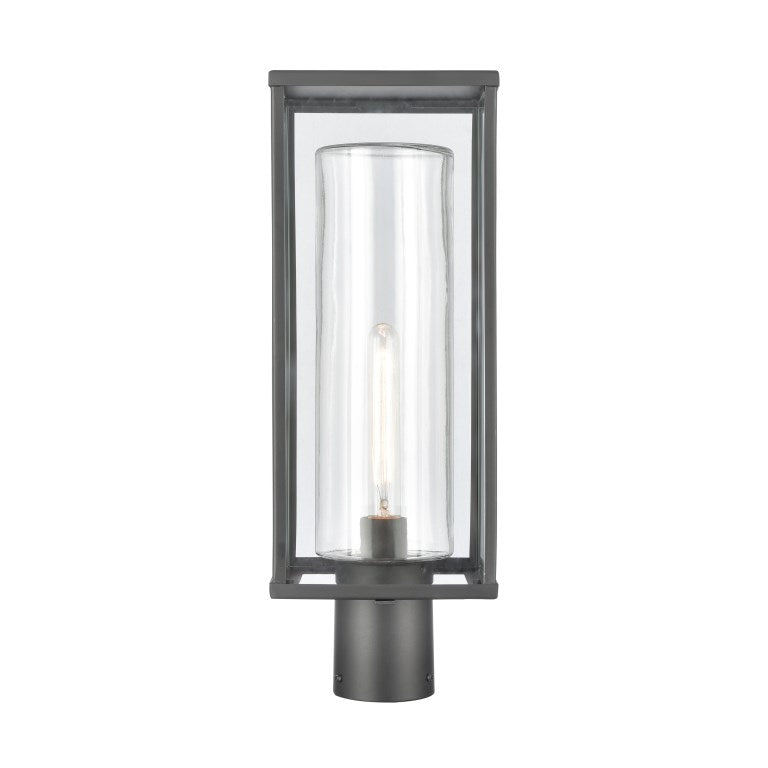 Elk Home, Augusta 19.75'' High 1 - Light Outdoor Post Light - Matte Black