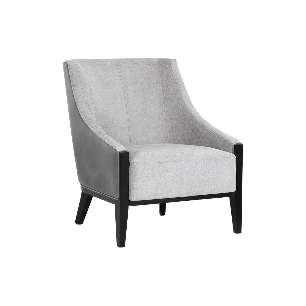 Sunpan, Aurora Lounge Chair - Polo Club Stone / Overcast Grey