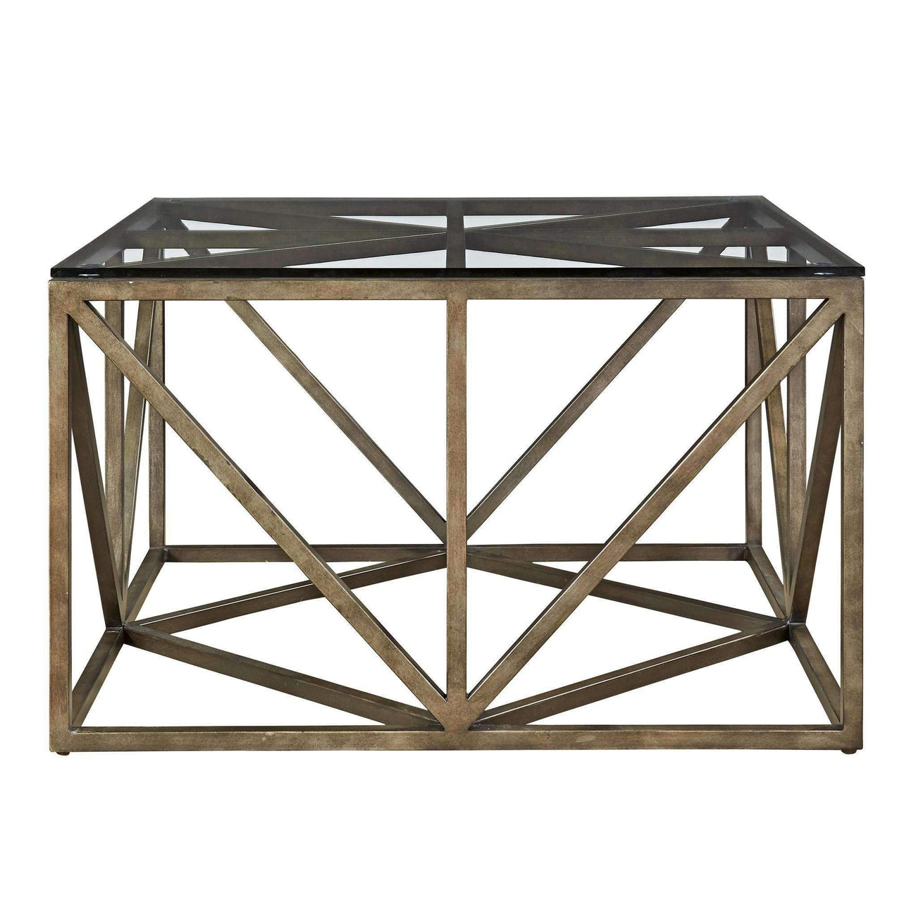 Universal Furniture, Authenticity Truss Square Cocktail Table