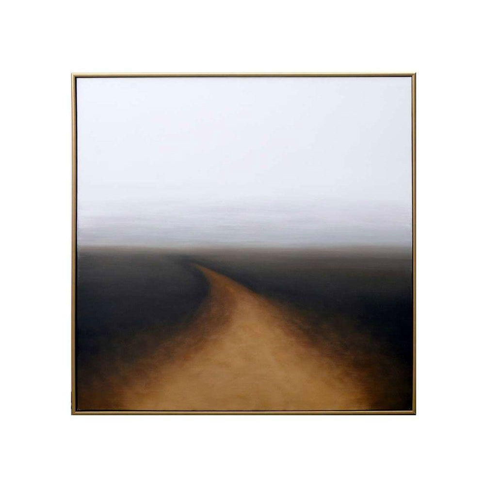 Sunpan, Autumn Silence - 48'' x 48'' - Gold Floater Frame