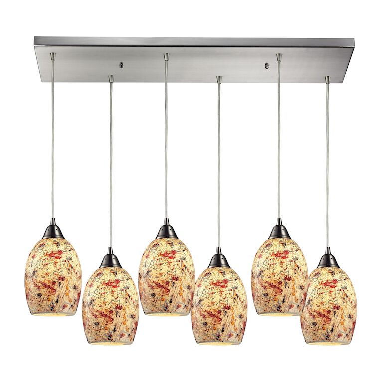 Elk Home, Avalon 30'' Wide 6 - Light Pendant