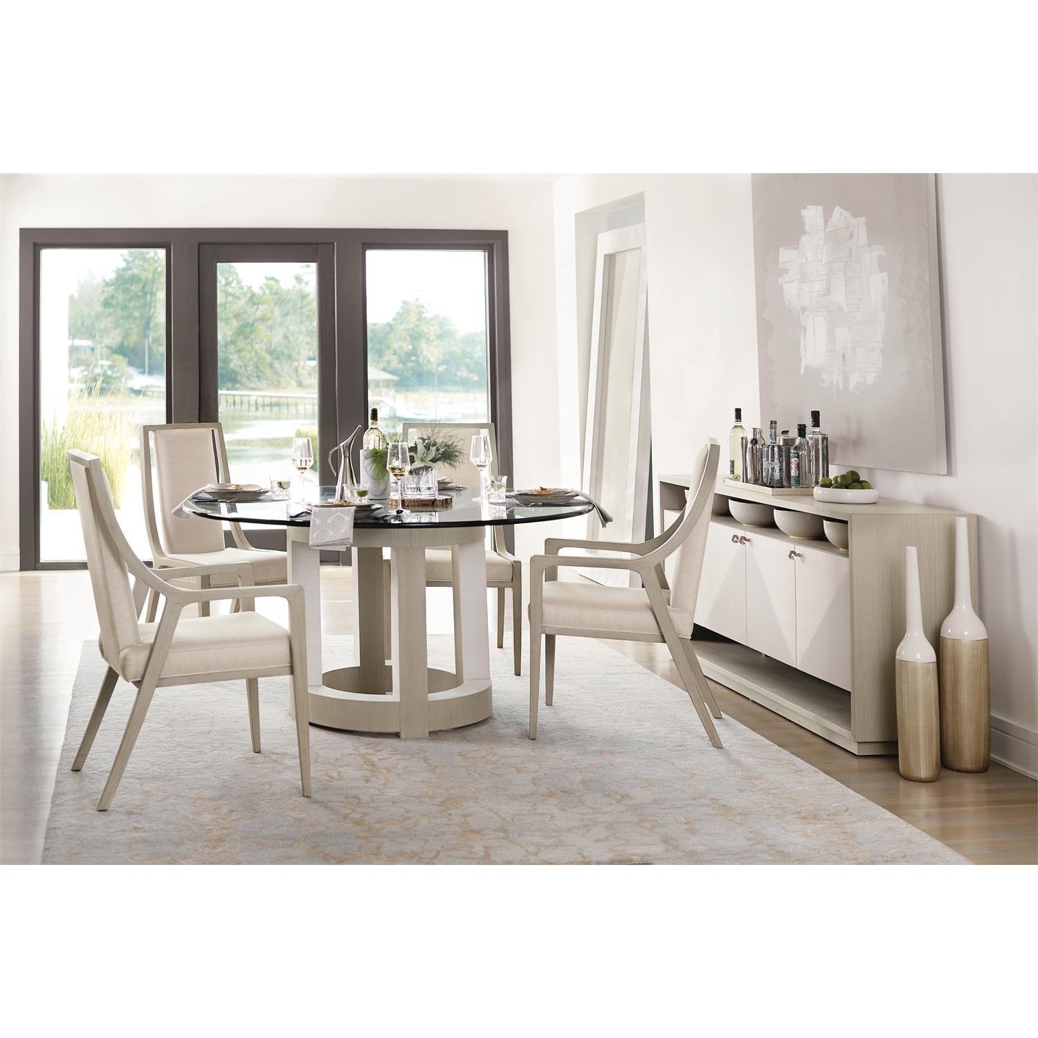 Bernhardt, Axiom Round Dining Table