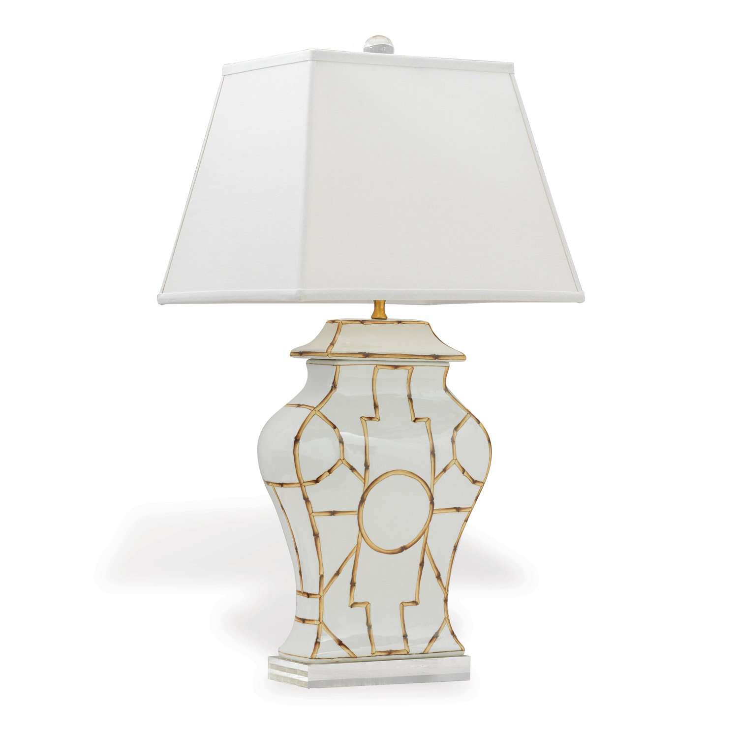 Port 68, Baldwin White Lamp 33"H