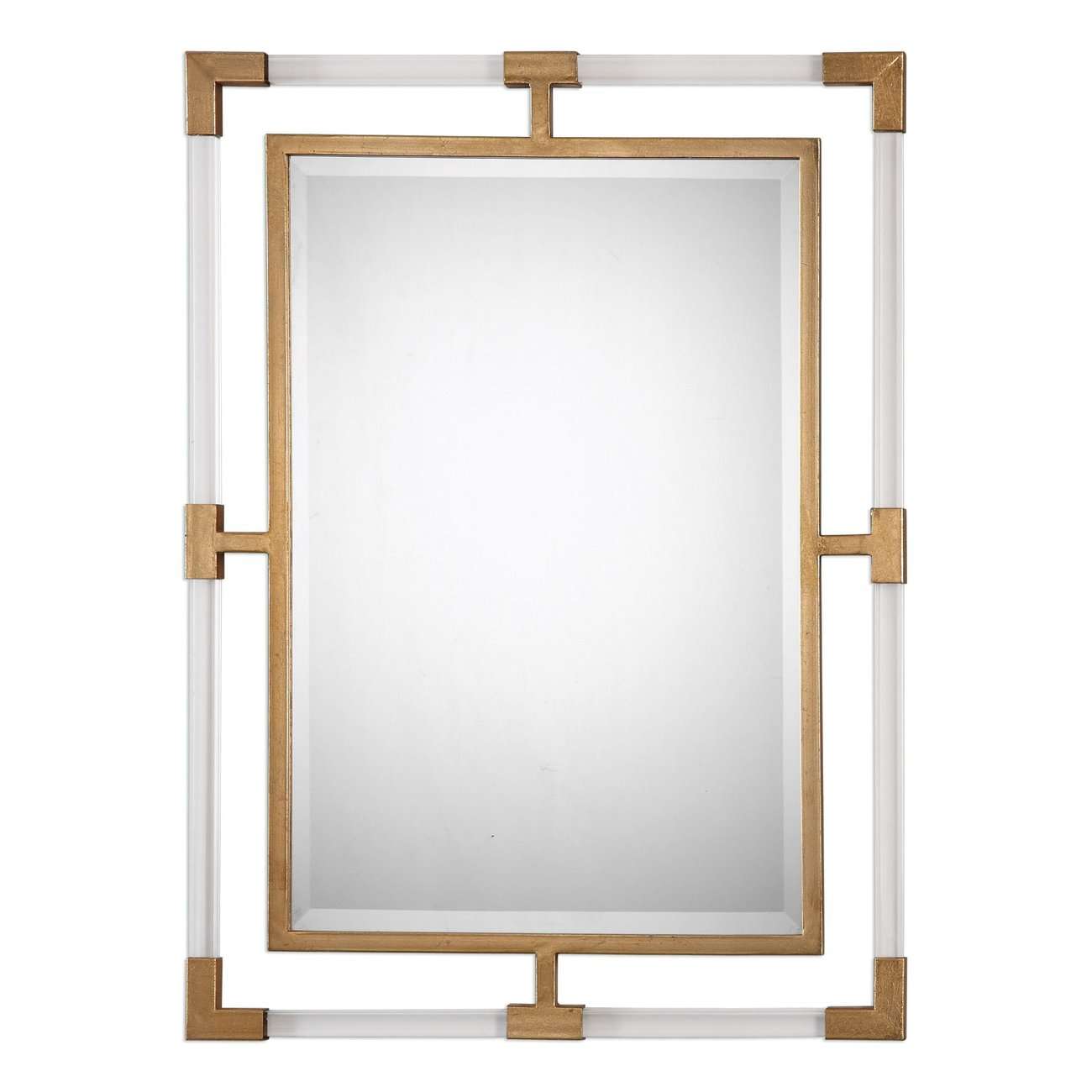 Uttermost, Balkan Modern Gold Wall Mirror