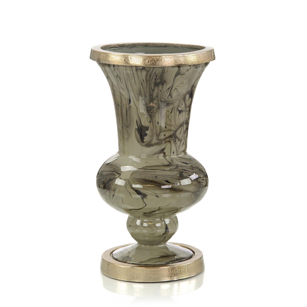 John Richard, Balustre Enameled Vase