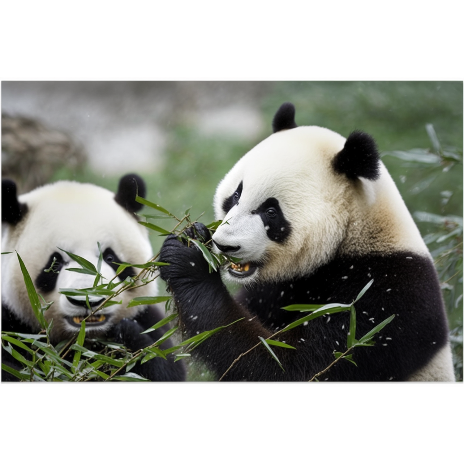 FASart, Bamboo Feast: A Panda's Indulgence