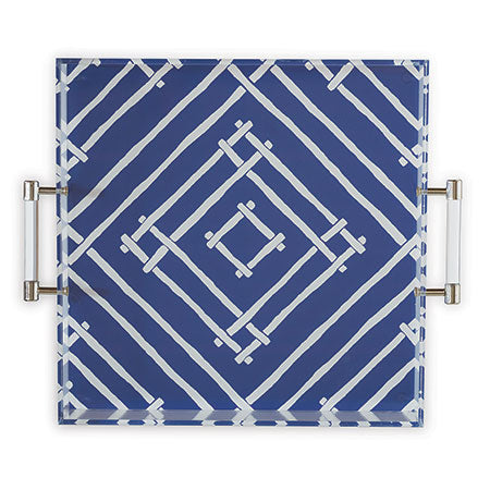 Port 68, Bamboozled Indigo Lucite Tray