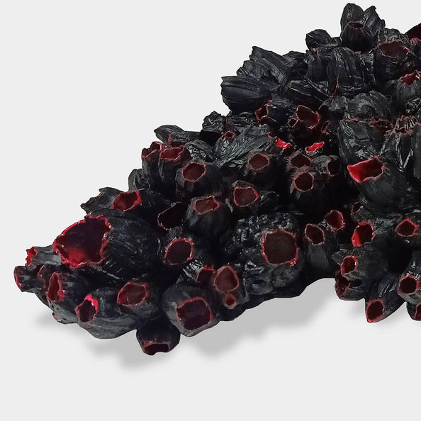 Gold Leaf Design Group, Barnacle Sculpture - Black/ Red