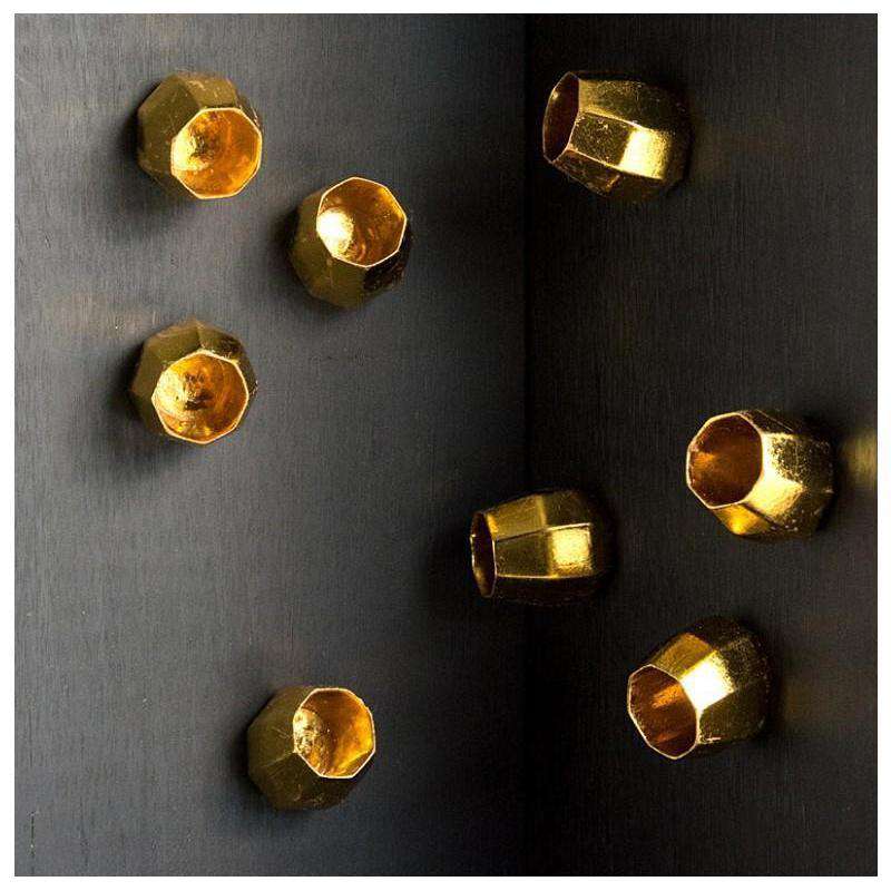 Gold Leaf Design Group, Barnacle Wall Play - Gold - Set Of 20