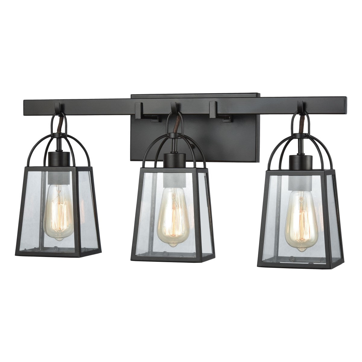 Elk Home, Barnside 24'' Wide 3-Light Vanity Light - Oil Rubbed Bronze