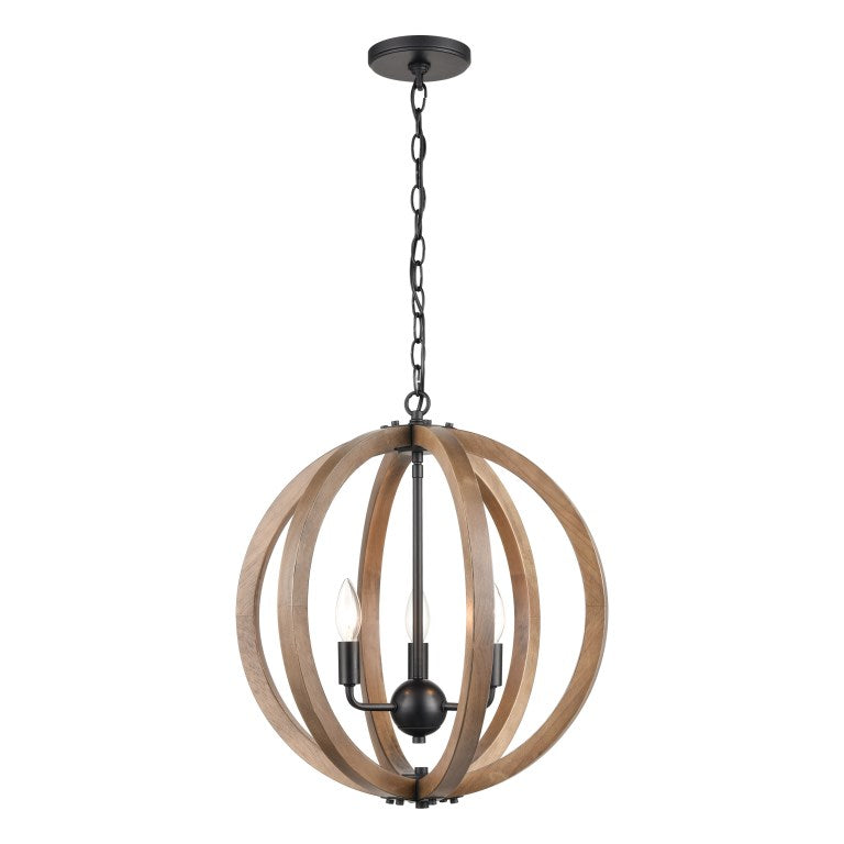 Elk Home, Barrow 18'' Wide 3 - Light Chandelier