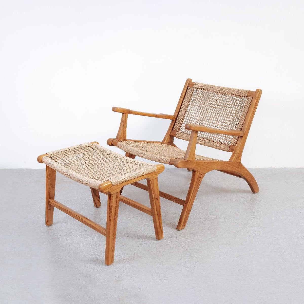 France & Son, Basham Lounge Chair and Ottoman