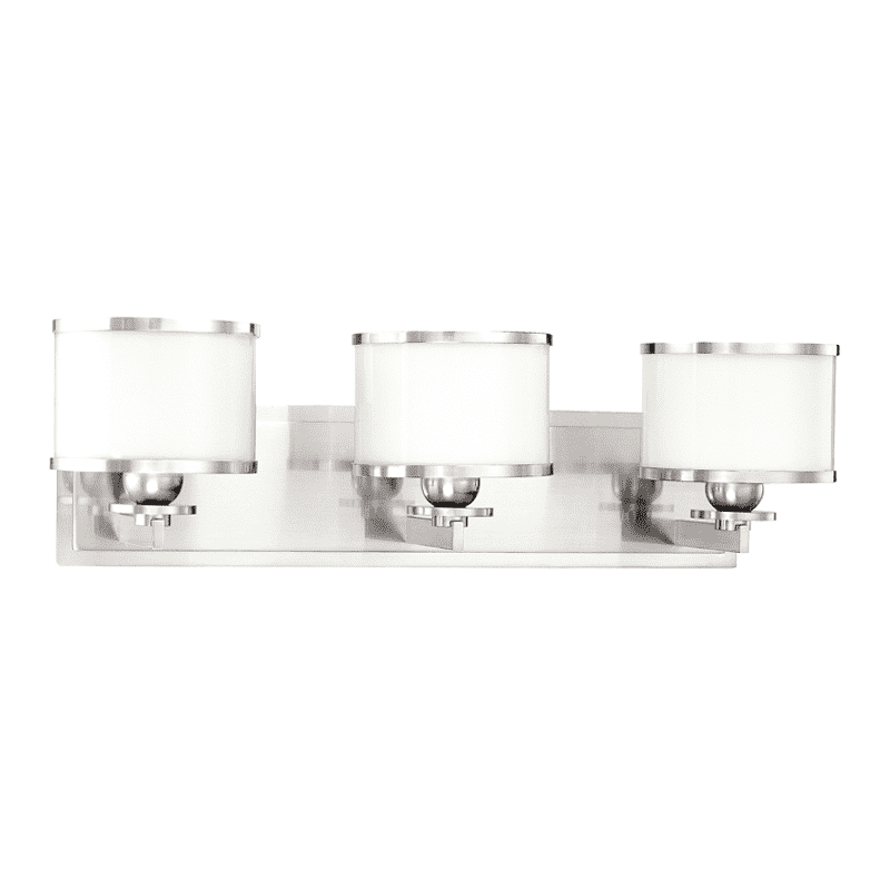 Hudson Valley, Basking Ridge 3 Light Bath Bracket Polished Nickel