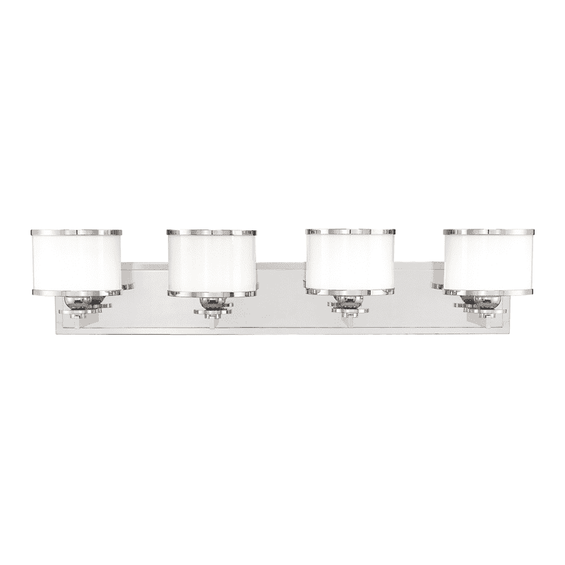 Hudson Valley, Basking Ridge 4 Light Bath Bracket Polished Nickel