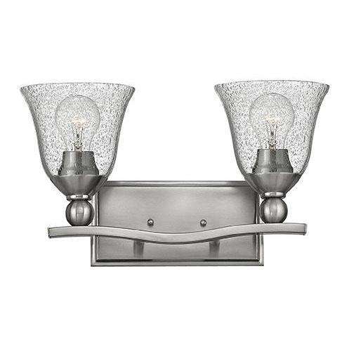 Hinkley Lighting, Bath Bolla Bath Two Light Brushed Nickel With Clear