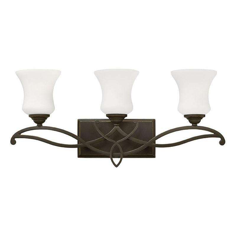 Hinkley Lighting, Bath Brooke Bath Three Light Olde Bronze