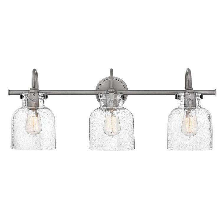 Hinkley Lighting, Bath Congress Bath Three Light Antique Nickel