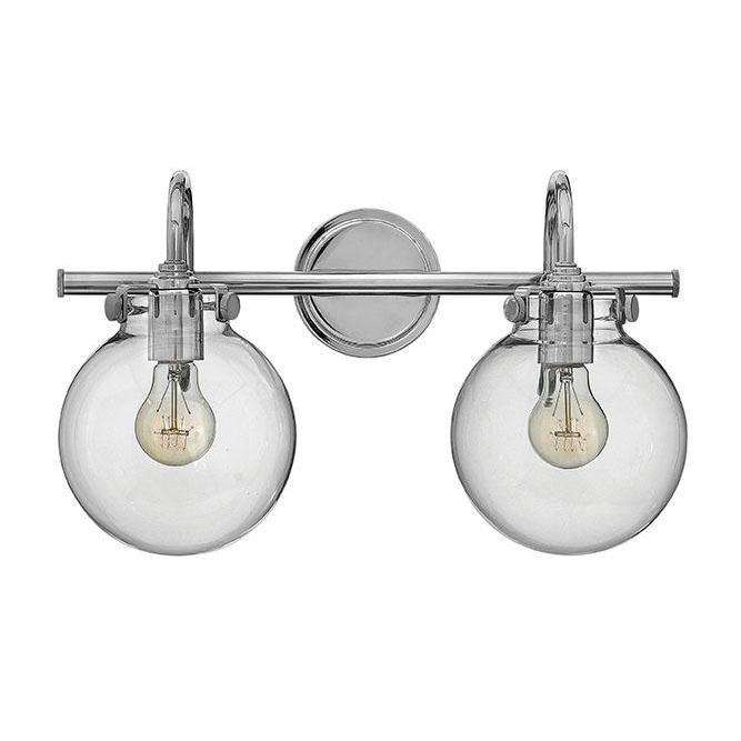 Hinkley Lighting, Bath Congress Bath Two Light Chrome