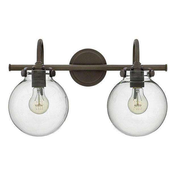 Hinkley Lighting, Bath Congress Bath Two Light Oil Rubbed Bronze