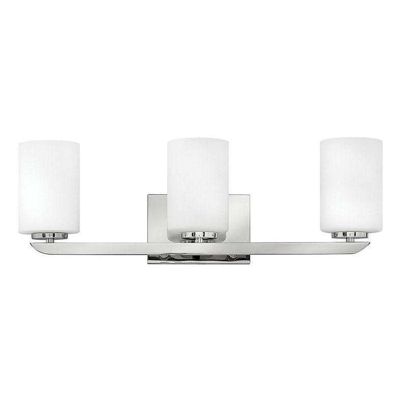 Hinkley Lighting, Bath Kyra Bath Three Light Polished Nickel