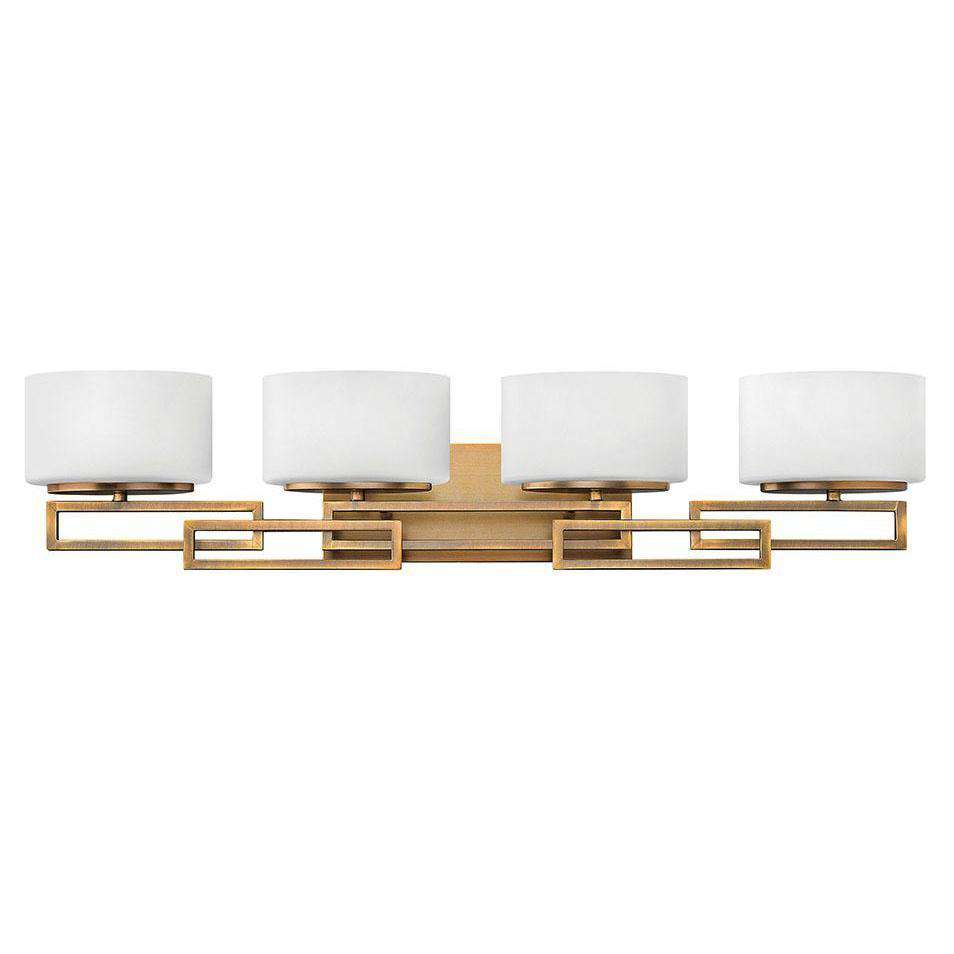 Hinkley Lighting, Bath Lanza Bath Four Light Brushed Bronze