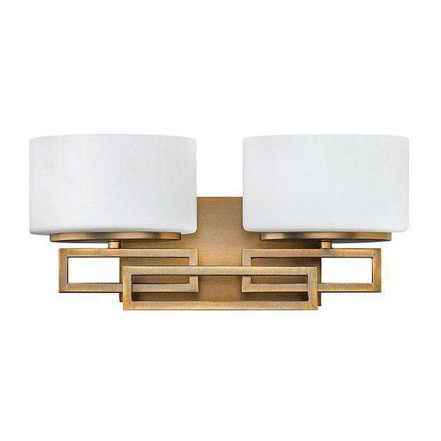 Hinkley Lighting, Bath Lanza Bath Two Light Brushed Bronze