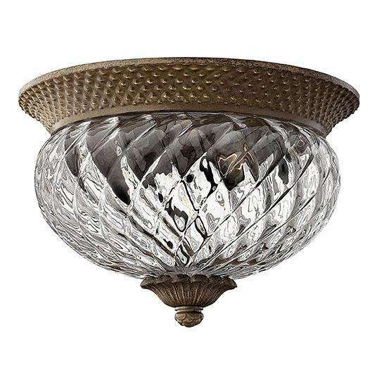 Hinkley Lighting, Bath Plantation Flush Mount Pearl Bronze