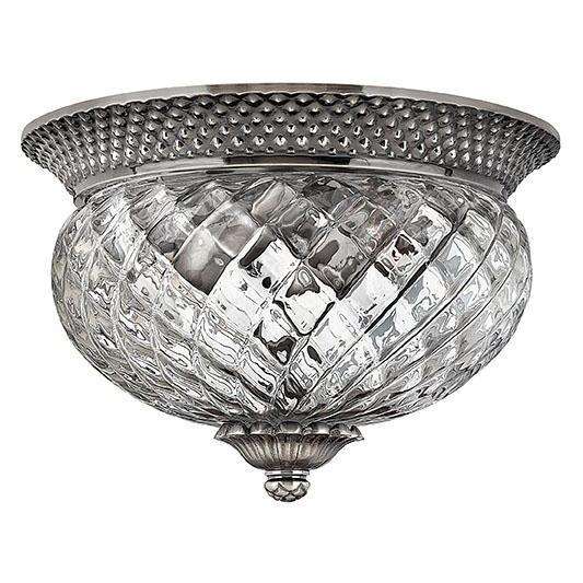 Hinkley Lighting, Bath Plantation Flush Mount Polished Antique Nickel