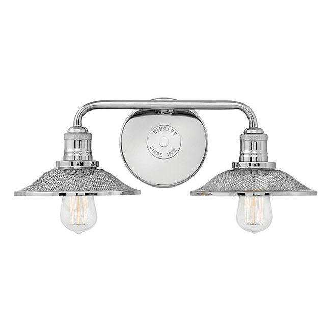 Hinkley Lighting, Bath Rigby Bath Two Light Polished Nickel