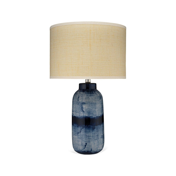 Jamie Young, Batik Table Lamp Blue and Cream - Large