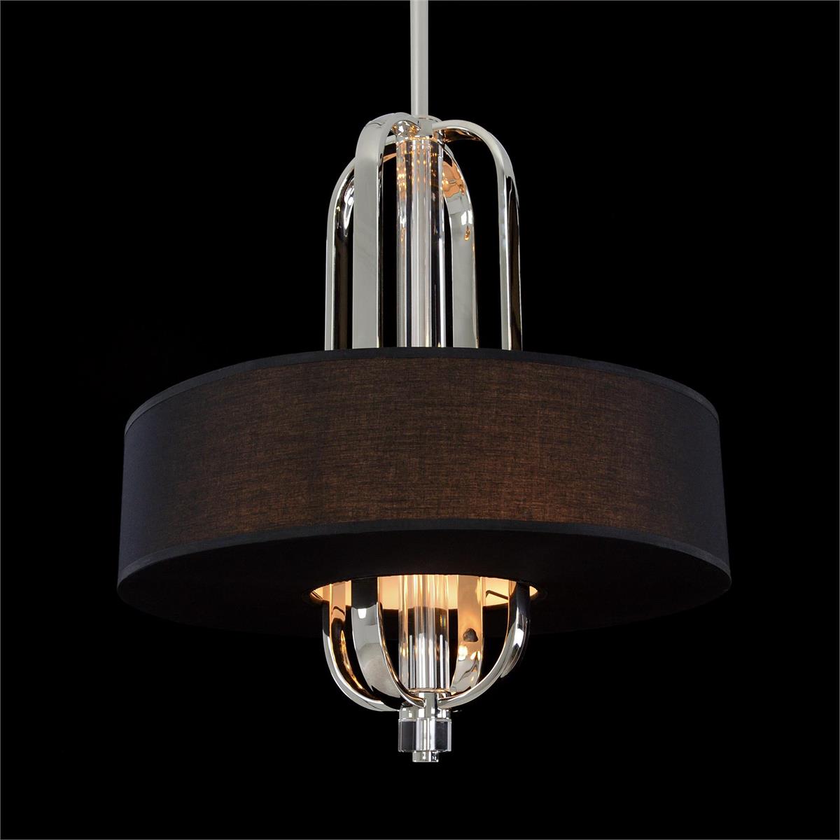 John Richard, Bauhaus Era Eight - Light Cage Pendant With Shade