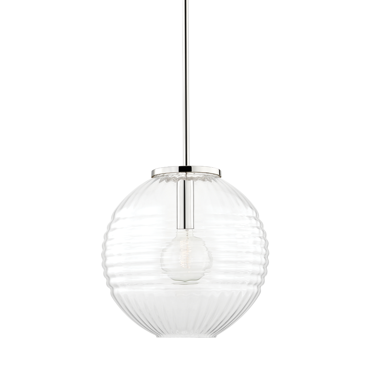 Hudson Valley, Bay Ridge 1 Light Large Pendant