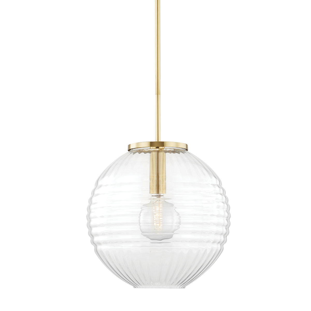 Hudson Valley, Bay Ridge 1 Light Large Pendant