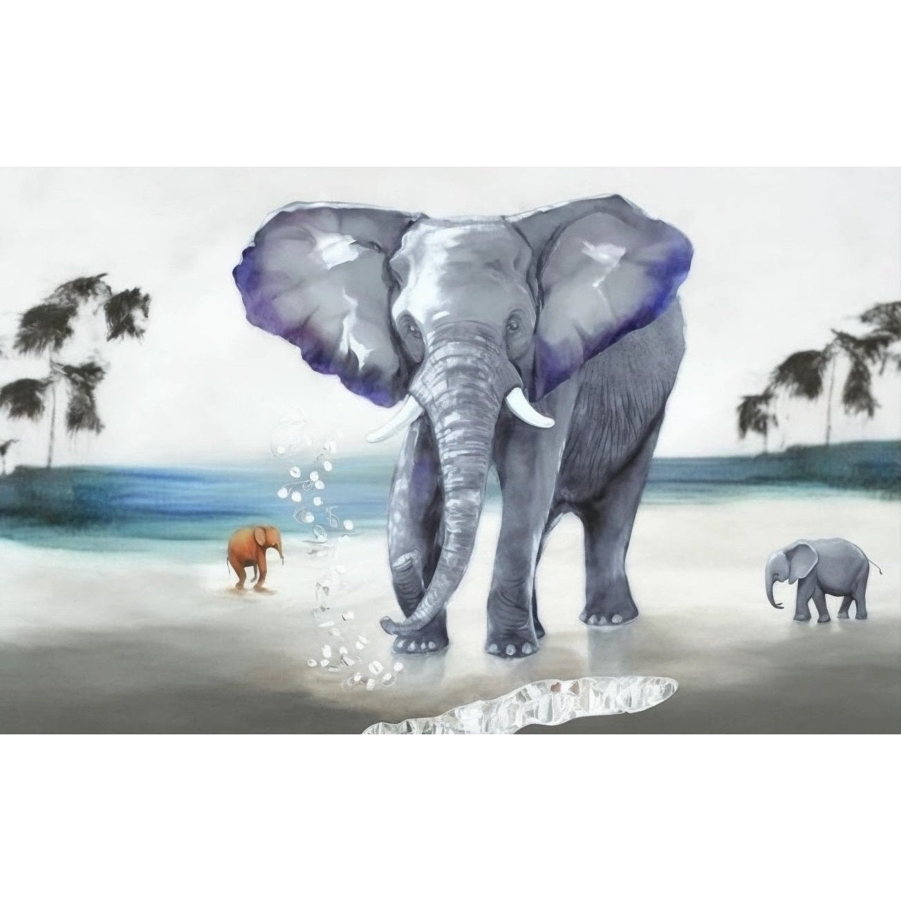 FASart, Beach Safari - Limited Edition Print