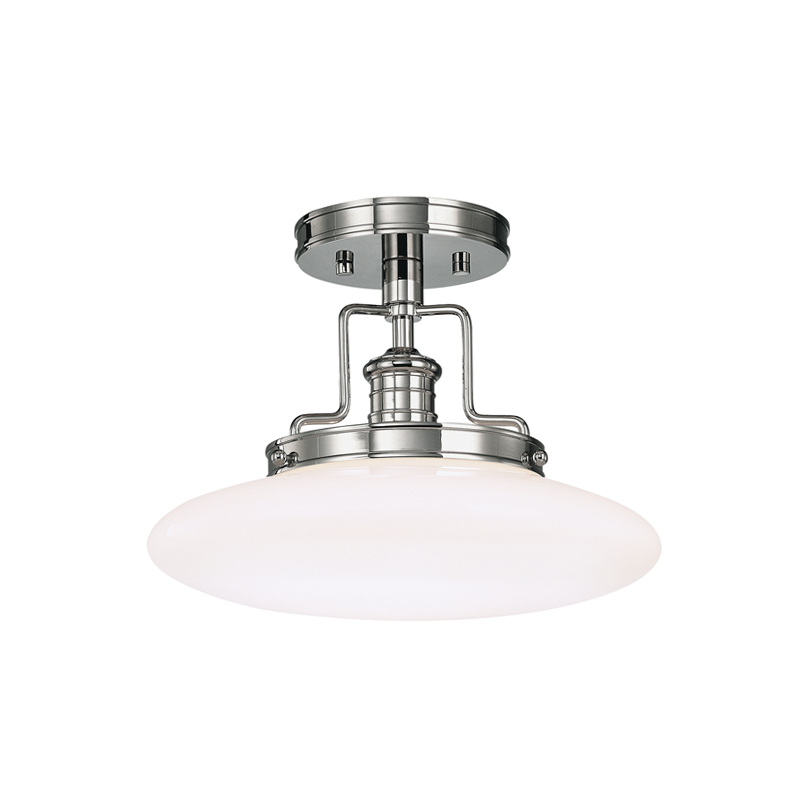 Hudson Valley, Beacon 1 Light Semi Flush Small