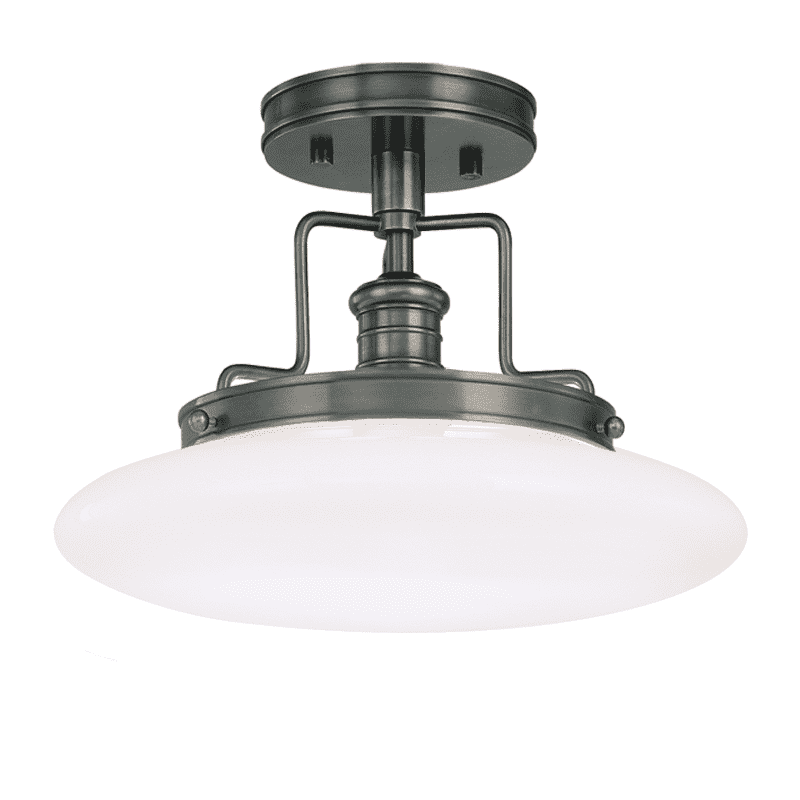 Hudson Valley, Beacon 1 Light Semi Flush Small