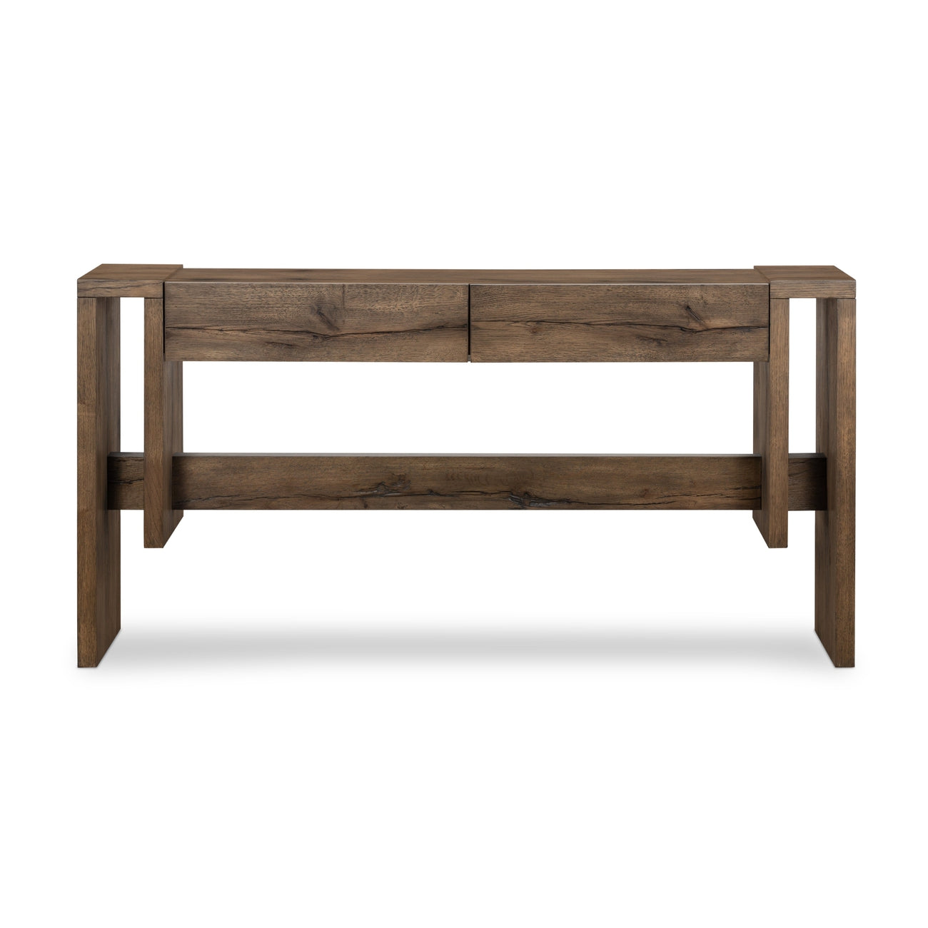 Four Hands, Beam Console Table-Rustic Fawn Veneer