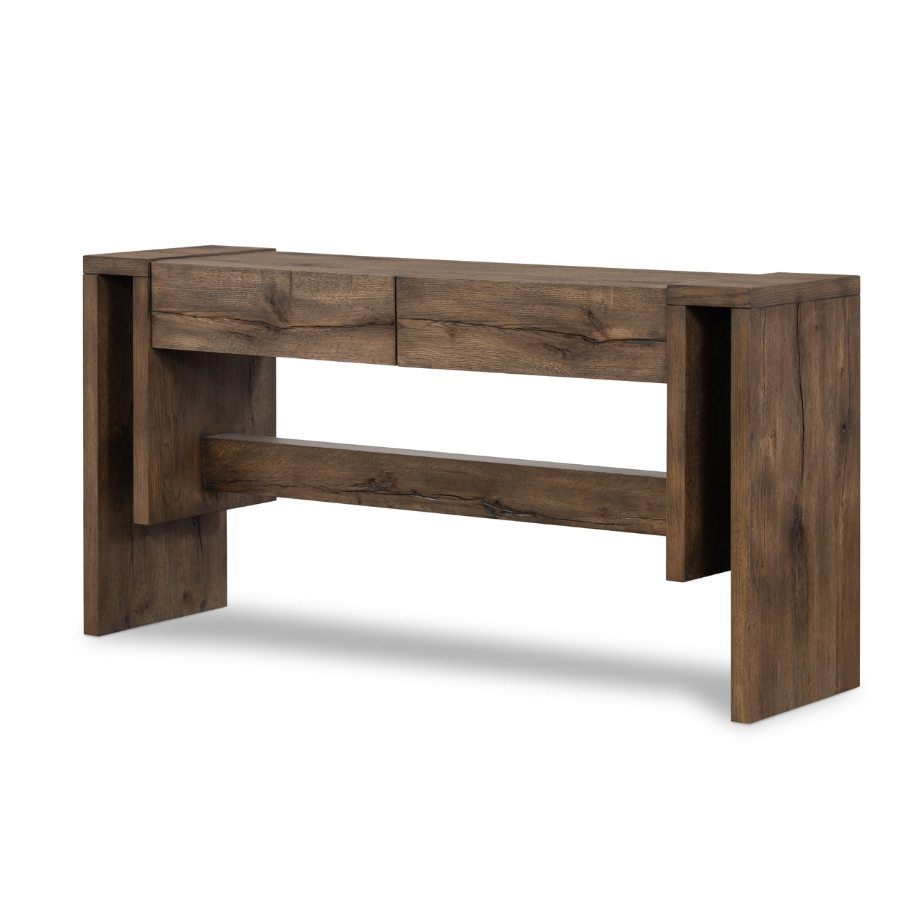 Four Hands, Beam Console Table-Rustic Fawn Veneer