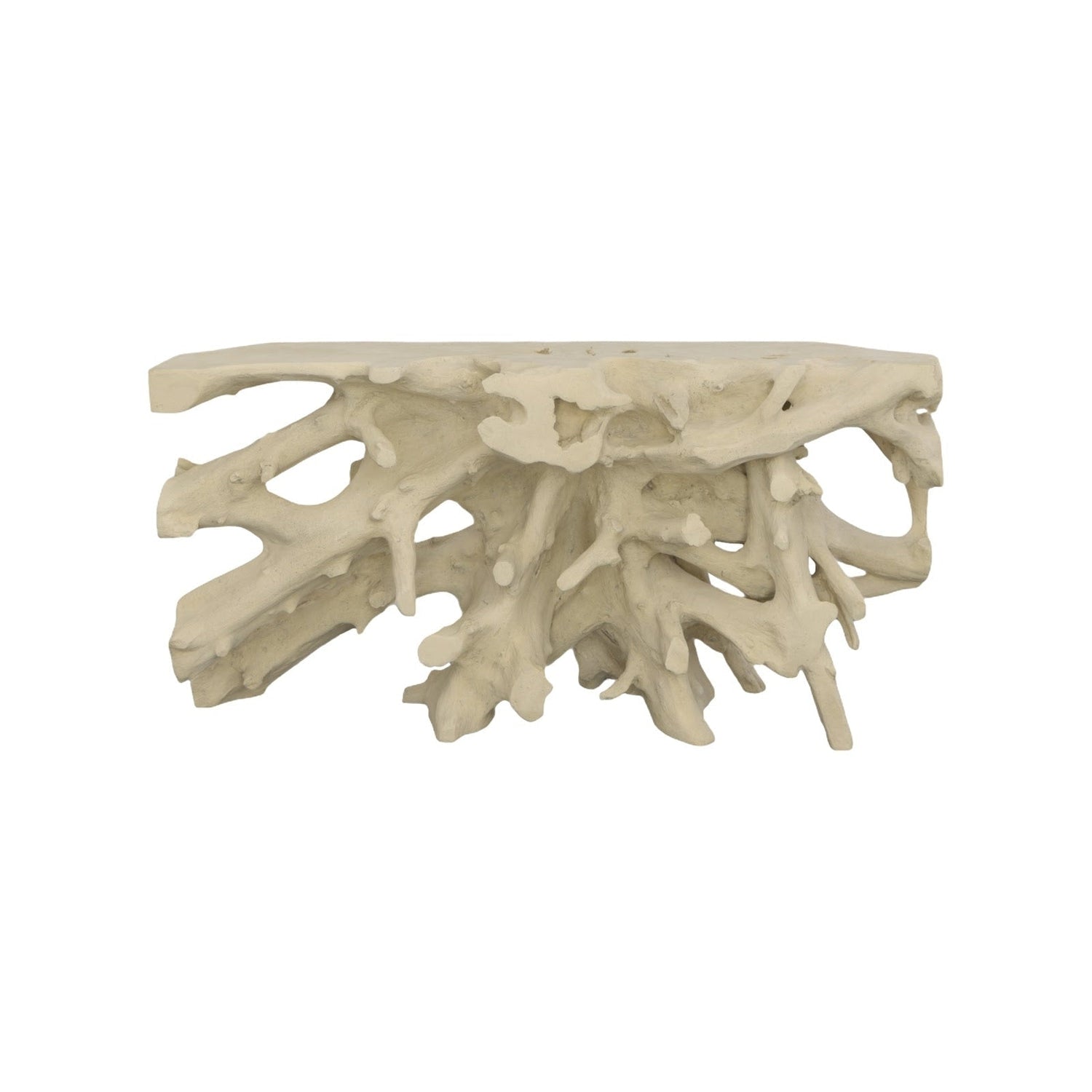 Phillips Collection, Beau Cast Root Console Table in Roman Stone