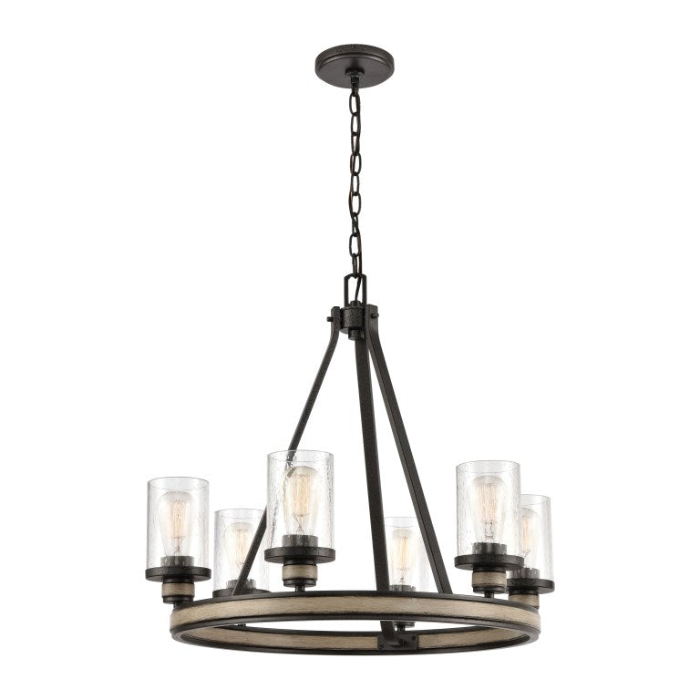 Elk Home, Beaufort 24'' Wide 6 - Light Chandelier